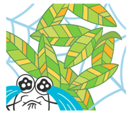 Little spider "Q" sticker #13517676