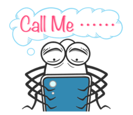 Little spider "Q" sticker #13517677