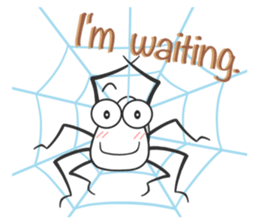 Little spider "Q" sticker #13517678