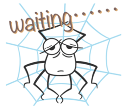 Little spider "Q" sticker #13517680