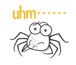 Little spider "Q" sticker #13517682