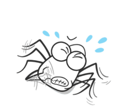 Little spider "Q" sticker #13517684