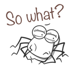 Little spider "Q" sticker #13517685