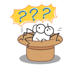 Little spider "Q" sticker #13517687