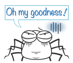 Little spider "Q" sticker #13517689