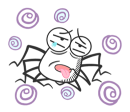 Little spider "Q" sticker #13517692