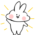 KAWAII Rabbit - Animated Stickers