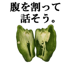 Green pepper. sticker #13518279