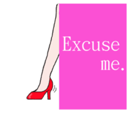 Talking legs sticker #13518475