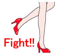 Talking legs sticker #13518492