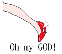 Talking legs sticker #13518503