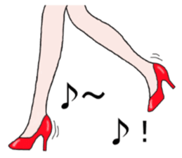 Talking legs sticker #13518508