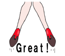 Talking legs sticker #13518509