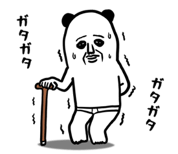 panda ossan 5 sticker #13518916