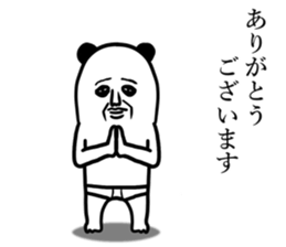 panda ossan 5 sticker #13518932