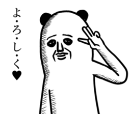 panda ossan 5 sticker #13518936