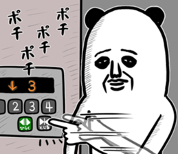 panda ossan 5 sticker #13518943