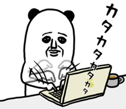 panda ossan 5 sticker #13518945