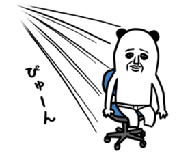 panda ossan 5 sticker #13518948