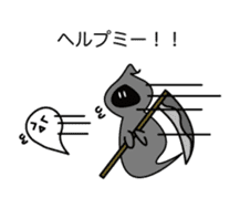 Mr. Death and pleasant souls sticker #13519249