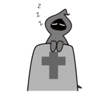 Mr. Death and pleasant souls sticker #13519270