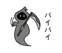 Mr. Death and pleasant souls sticker #13519273