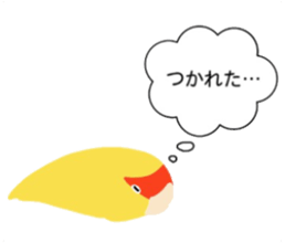 Love bird japan sticker #13519366