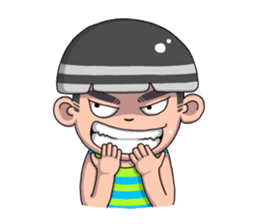 Kapo the cranky boy : Have a good day sticker #13519624