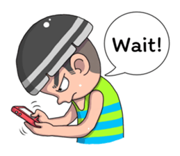 Kapo the cranky boy : Have a good day sticker #13519627