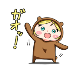 Feel free to use bear-chan sticker sticker #13520038
