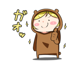 Feel free to use bear-chan sticker sticker #13520039