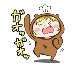 Feel free to use bear-chan sticker sticker #13520041