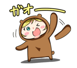 Feel free to use bear-chan sticker sticker #13520045