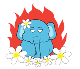 Elephant Thai-Laos sticker #13520197