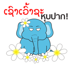 Elephant Thai-Laos sticker #13520203