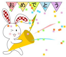 Run! Run! Bunny! sticker #13520665