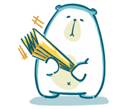 Big Bally bear sticker #13520743