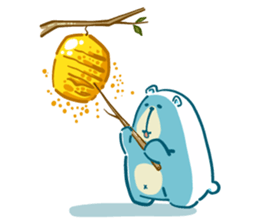 Big Bally bear sticker #13520752