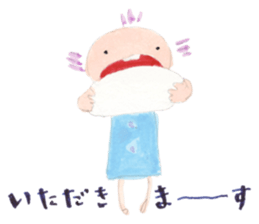 A little boy and sister sticker #13521768