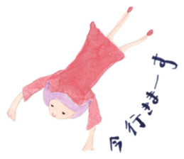 A little boy and sister sticker #13521773