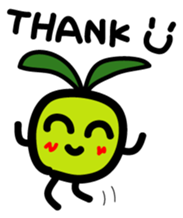 Cute Bean sprouts sticker #13522281