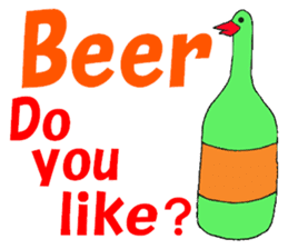 Clear bird sticker #13522464