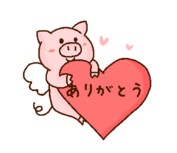 pig kawaii Sticker Japan sticker #13522609