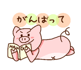 pig kawaii Sticker Japan sticker #13522644