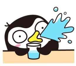 Penguins that live in the schoolyard(3) sticker #13522875