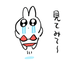 Crybaby rabbit 2 sticker #13523433