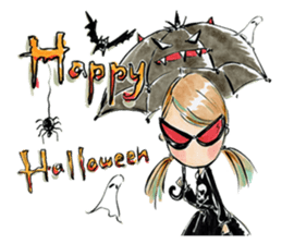 Anlygirls x Halloween little witch sticker #13523694