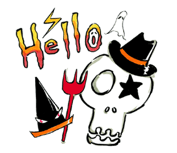 Anlygirls x Halloween little witch sticker #13523696