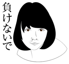 Nose hair of women 3 sticker #13523714