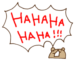 UGERO KUMA -English 2- sticker #13524046